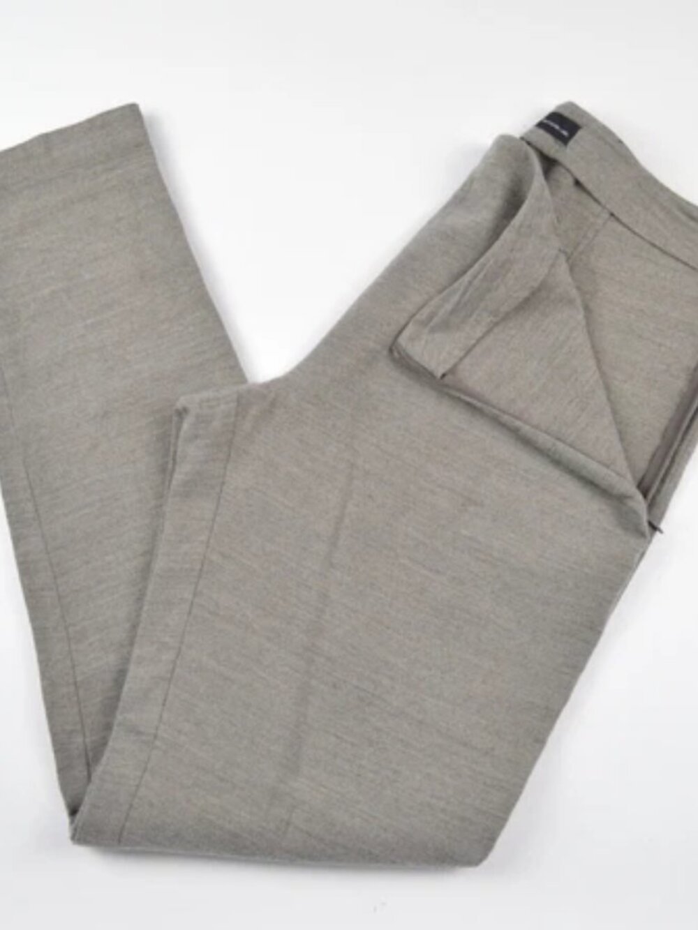 Rundholz Grey Virgin Wool Ramie Dress Pants | Made in Germany | Size Large